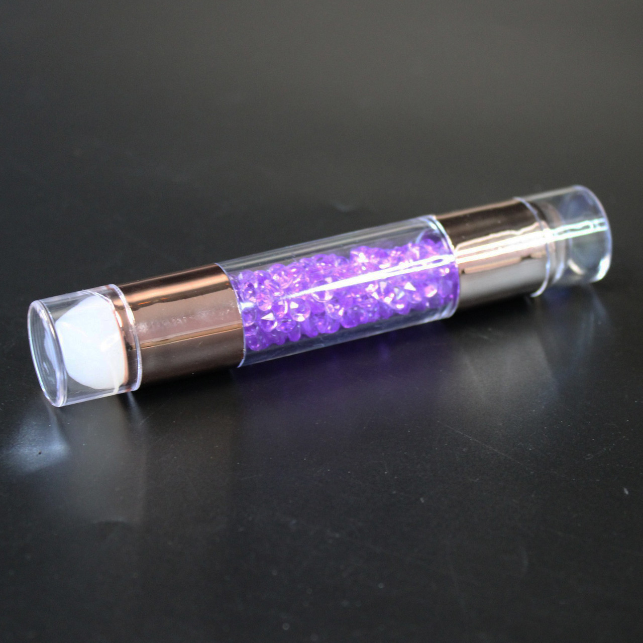 Штамп для стемпінгу Global Fashion двосторонній з пластиною та скрапером, Фіолетовий, фото 1