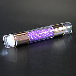 Штамп для стемпінгу Global Fashion двосторонній з пластиною та скрапером, Фіолетовий