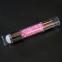 Штамп для стемпінгу Global Fashion двосторонній з пластиною та скрапером, Рожевий