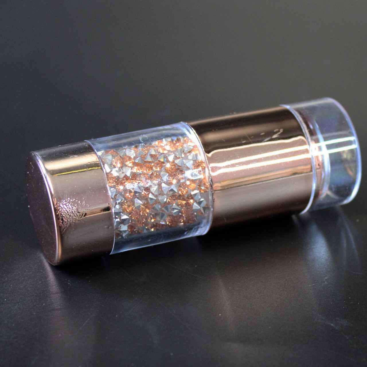 Штамп для стемпінгу Global Fashion з пластиною та скрапером, стрази білі з золотом, фото 1