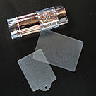 Штамп для стемпінгу Global Fashion з пластиною та скрапером, стрази білі з золотом, фото 2