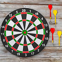 Класичний настінний дартс з 6 дротиками, 41,5 см