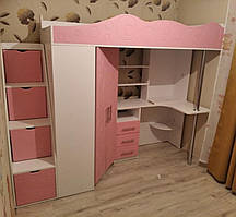 Ліжко горище дитяче “Binky” ДС37А, 233x180x83 см