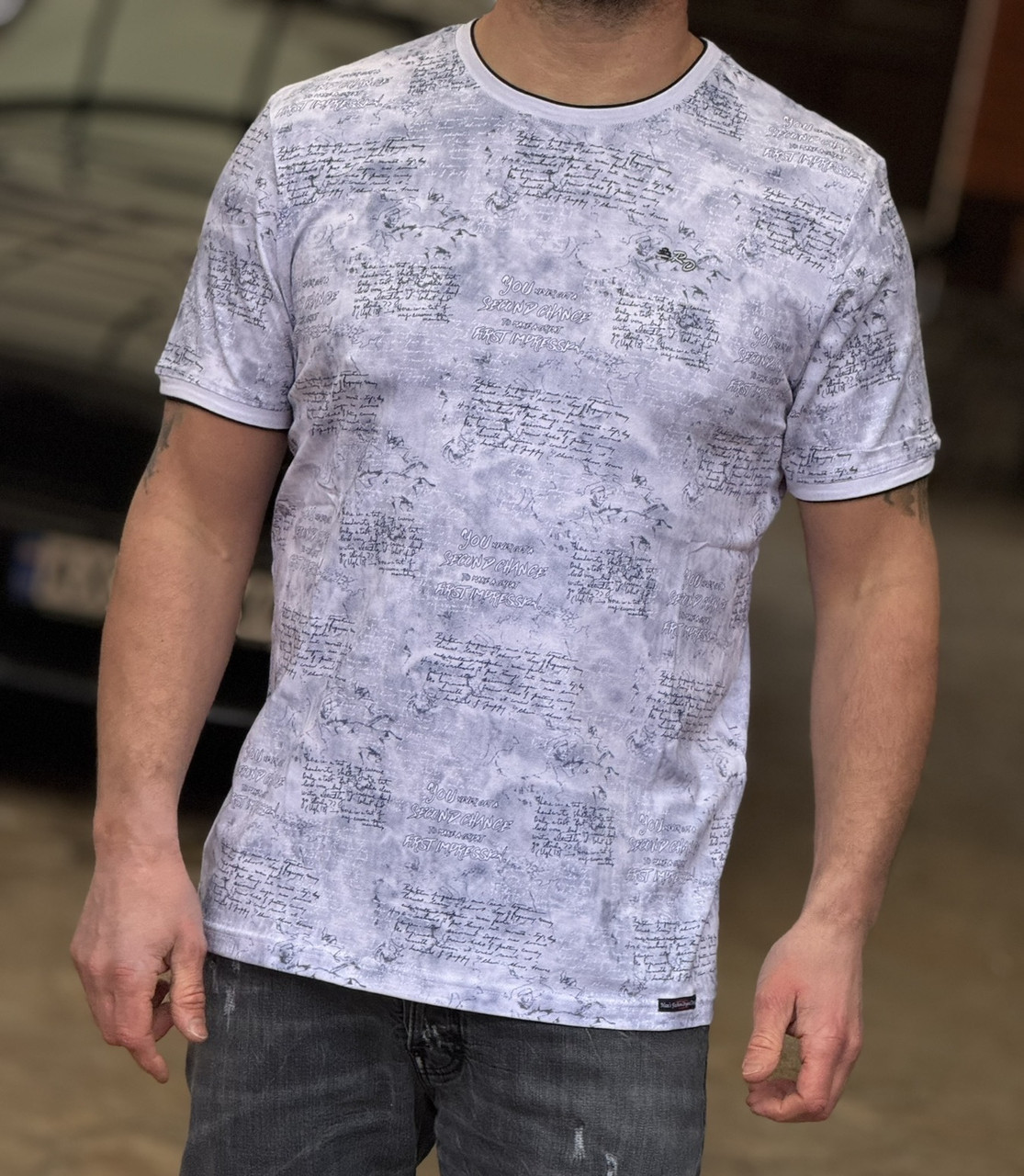 Футболка Red-Down мужская L-XXXL арт.2370, L,Белый