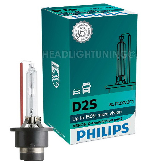 Ксенонова лампа Philips D2S X-tremeVision gen2 85122XV2C1 +150%