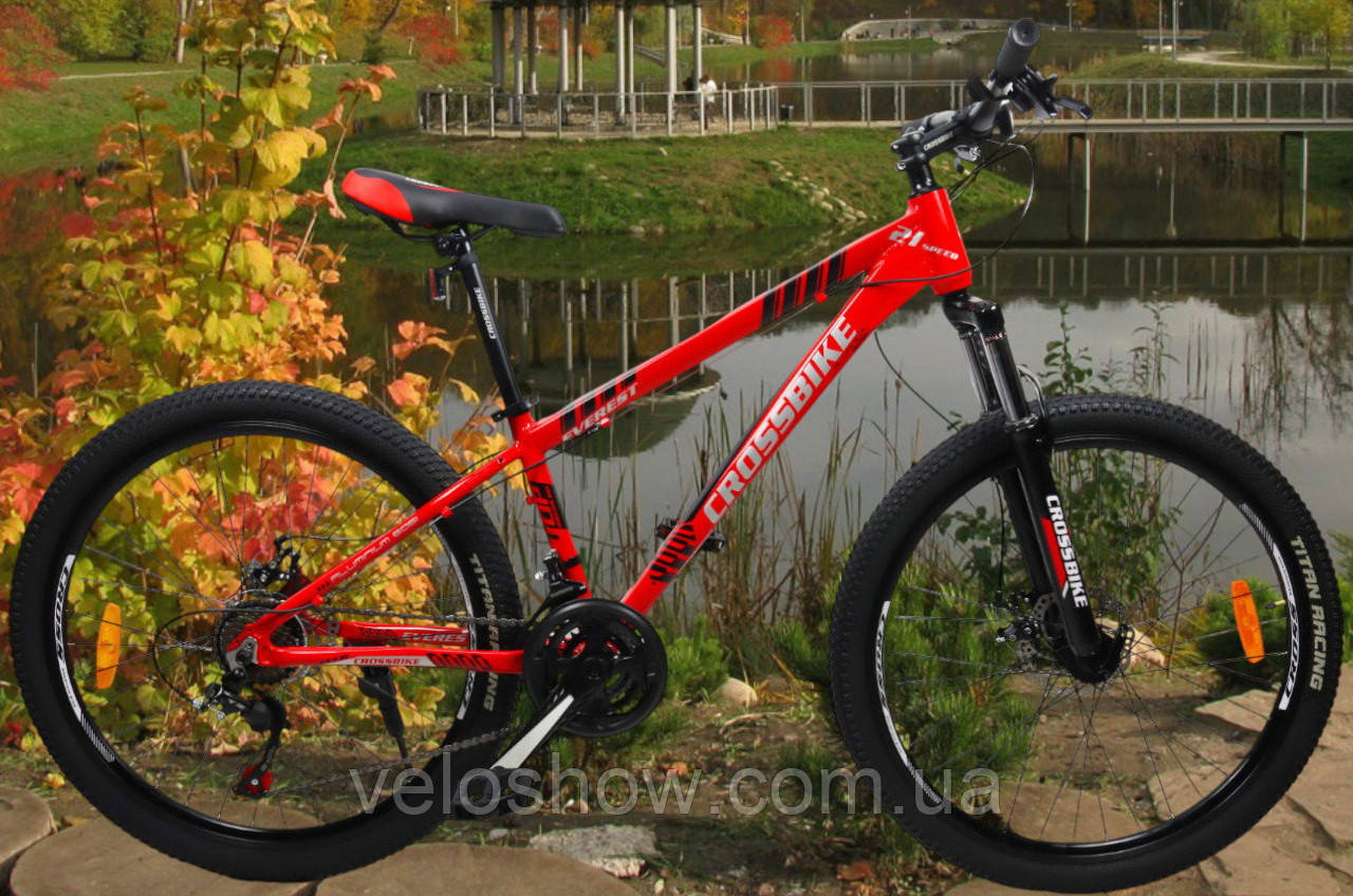 Гірський підлітковий 24 Everest Crossbike алюмінієвий велосипед