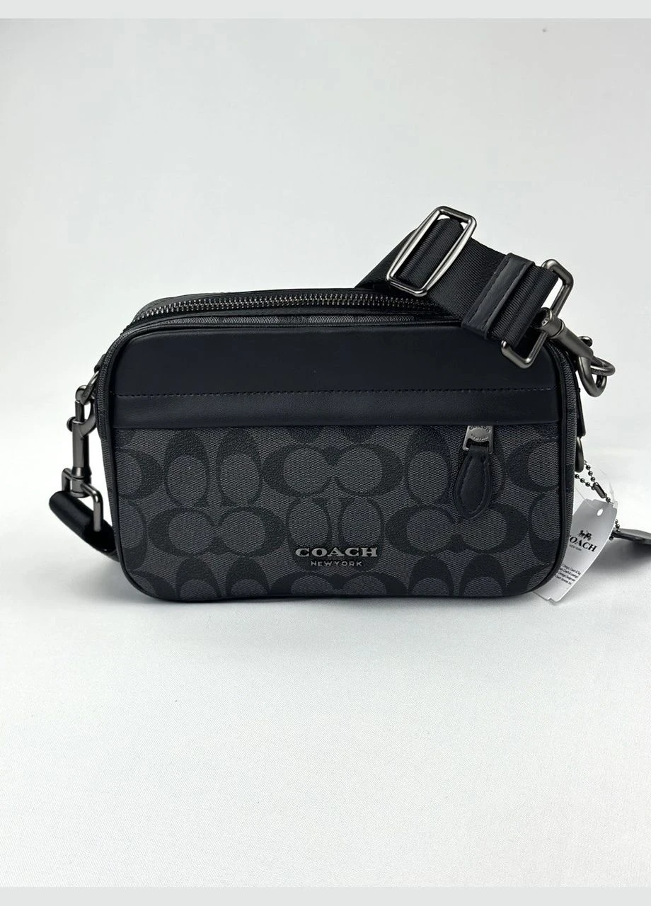 Сумка через плече Coach New York сумка шкіряна на плечі сумка coach чоловіча