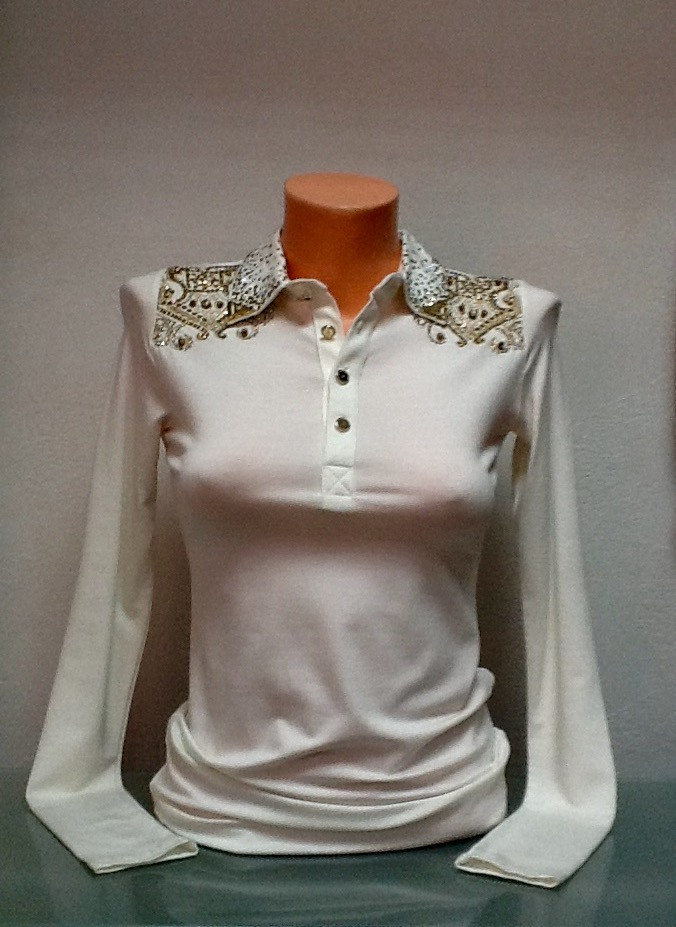 Кофточка сорочка жіноча Row Couture молочна, фото 1