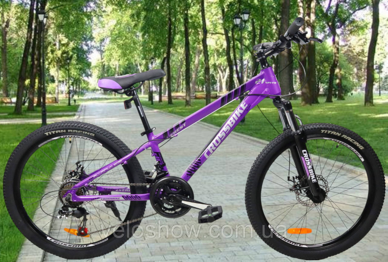 Гірський підлітковий 24 Everest Crossbike алюмінієвий велосипед