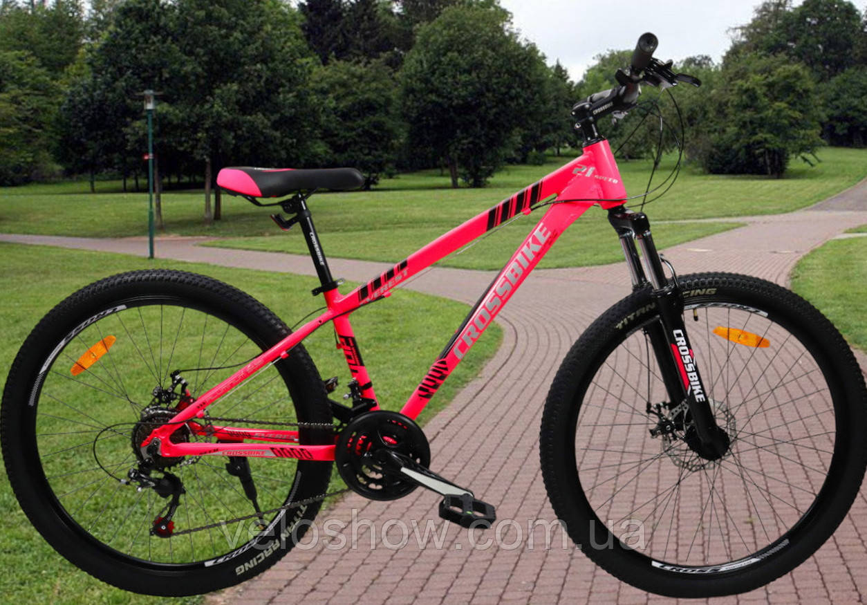 Гірський підлітковий 24 Everest Crossbike алюмінієвий велосипед
