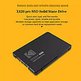 SSD Kodak X120 PRO 2.5" SATA III –  512GB | Внутрішній диск для ноутбука та ПК, до 550MB/s, AHCI, фото 4