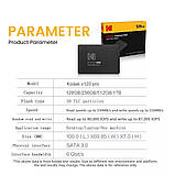 SSD Kodak X120 PRO 2.5" SATA III –  512GB | Внутрішній диск для ноутбука та ПК, до 550MB/s, AHCI, фото 7