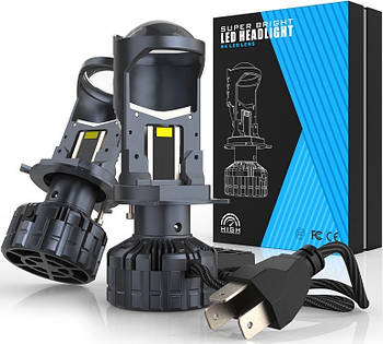 H4 HEADLIGHT Canbus лінза D36мм Bi-LED