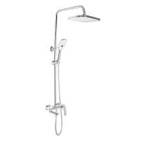 Душова система універсальна Qtap Tern на три споживача (з виливом) QTTER111CRM47591 Chrome