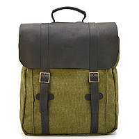 Сумка рюкзак для ноутбука з канвас TARWA RCh-3420-3md хакі
