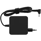 Блок живлення для ноутбука LENOVO 20V, 3.25A, 65W, 4.0*1.7mm, квадратный корпус, black, фото 4