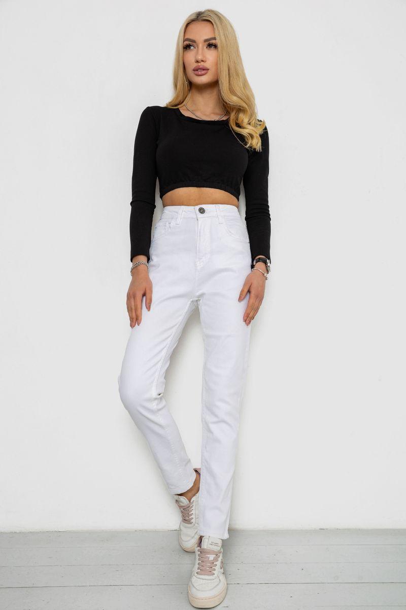Джинси жіночі стрейч, колір білий, 250R1025, фото 1