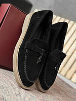 Women's loafers seanly black DL7294