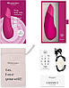 Кліторальний вакуумний стимулятор 2 в 1 Womanizer Enhance з вібрацією, рожевий, фото 7