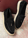 Women's loafers seanly black DL7294, фото 3