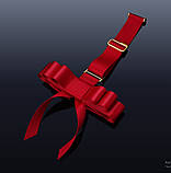 Фіксатор для рук на двері UPKO у вигляді кріпильного банта, червоний, фото 3