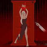 Фіксатор для рук на двері UPKO у вигляді кріпильного банта, червоний, фото 8