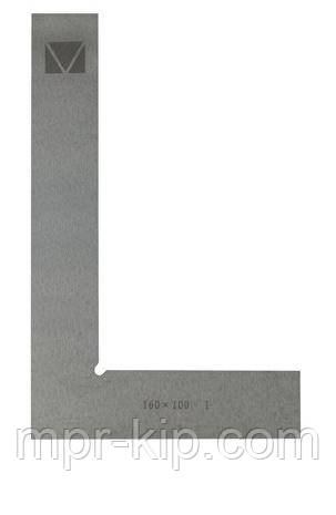 Кутник сталевий УП-450 450 х 265 мм для перевірки прямих кутів, кут 90°, держреєстр №У1987-95, Україна, фото 1