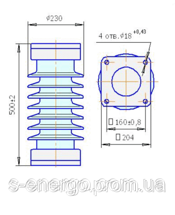 Изолятор ИОС-35-1000 УХЛ1 - фото 1 - id-p26591884