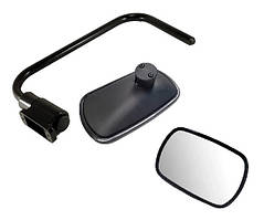 123/04970+123/04969 лівий або 123/04968 правий Комплект дзеркало заднього виду в зборі з кронштейном JCB 3CX,4CX