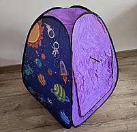 Дитячий ігровий намет будиночок «Космос» 70 х 70 х 85 см, в сумці (668-47), фото 3