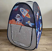 Дитячий іграшковий намет, будиночок, палатка Космічні пригоди 70*70*92см, в сумці (2037 A-3), фото 2