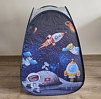 Дитячий іграшковий намет, будиночок, палатка Космічні пригоди 70*70*92см, в сумці (2037 A-3), фото 3