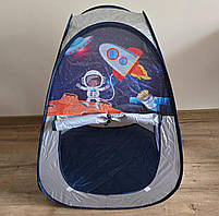 Дитячий іграшковий намет, будиночок, палатка Космічні пригоди 70*70*92см, в сумці (2037 A-3), фото 5