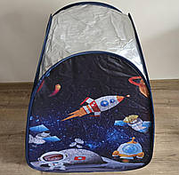 Дитячий іграшковий намет, будиночок, палатка Космічні пригоди 70*70*92см, в сумці (2037 A-3), фото 6