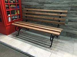Лавка кована 1.5м без перил