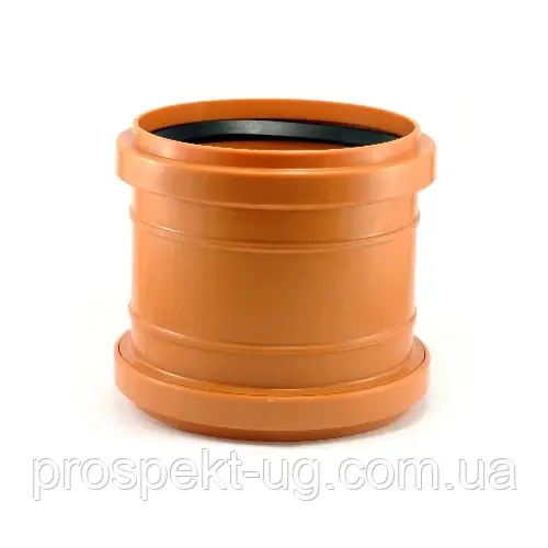 Муфта ПВХ 110 зовнішня Укр., фото 1
