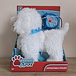 М'яка інтерактивна іграшка «Кращий друг» Країна Іграшок, біла, собачка з повідком, лає, ходить, виляя хвостом, в кор. ,від 3 р.,, фото 2