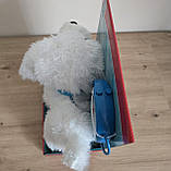 М'яка інтерактивна іграшка «Кращий друг» Країна Іграшок, біла, собачка з повідком, лає, ходить, виляя хвостом, в кор. ,від 3 р.,, фото 6