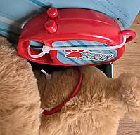 М'яка іграшка інтерактивна собачка Кращий друг, мопс на повідку, коричневий, гавкає, ходить, виляє хвостом, 22см (PL82011), фото 6