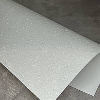 Фоаміран з глітером 1 мм, розмір 20*30 см, колір -білий, арт 016188, 1 шт, Білий