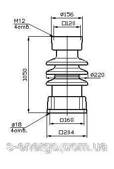 Изолятор ИОС-110-400 УХЛ1 - фото 2 - id-p26595227