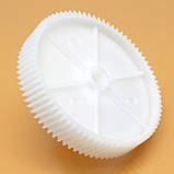 Шестерня для м'ясорубки Saturn ST-FP1098 ST-FP0095 ST-FP8090 ST-FP8092 середня біла пластикова, фото 7