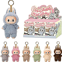 Трендовая плюшевая игрушка-сюрприз Лабубу Labubu "Монстры" 16×7 см, ранодомный брелок