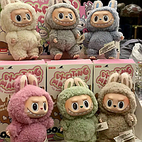 Мягкая игрушка брелок Лабубу 18×9 см, популярная аниме-фигурка Labubu Pop Mart