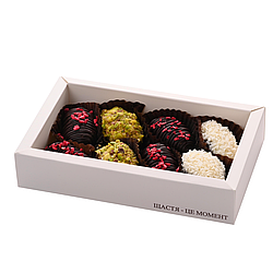 Набір фініків в шоколаді з фісташкою, філадельфією та кокосовою начинкою, 8шт