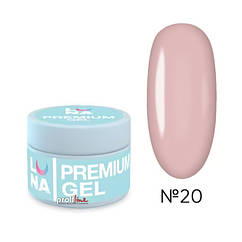 Гель для нарощбвання нігтів LUNAmoon Premium gel 30мл,№20