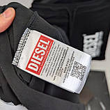 Чоловічий літній костюм DIESEL футболка та шорти CK9683 чорний, фото 4