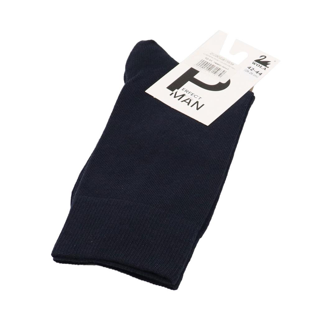 Якісні польські чоловічі шкарпетки Wola U94.000 B90 navy, фото 1