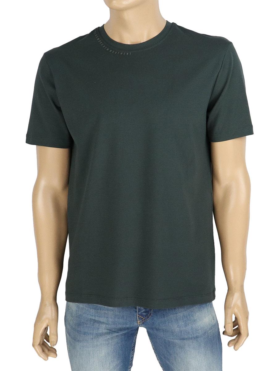 Футболка чоловіча кольору хакі Aldo Moro A-2512 Deep Forest, фото 1