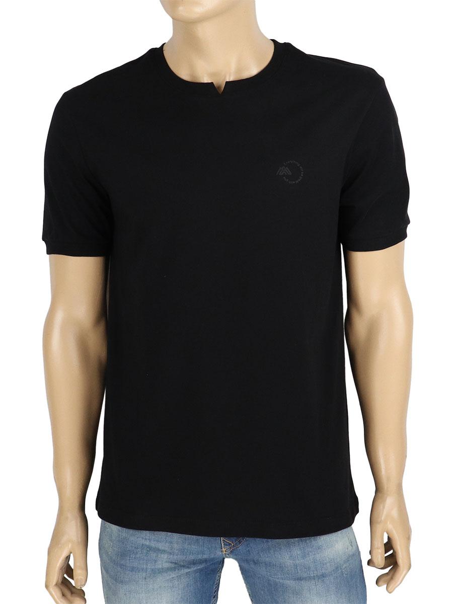 Чорна чоловіча футболка Aldo Moro A-2503 Black, фото 1